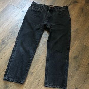 TerritoryAhead Mens Blk JEANS 100%Cotton 5-pocket 36”X 30” Style#136490 EUC